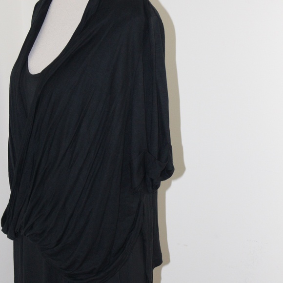 H By Halston, Drape Knit Twist front sheath dress - Picture 7 of 13